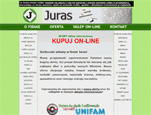 Tablet Screenshot of juras.pl